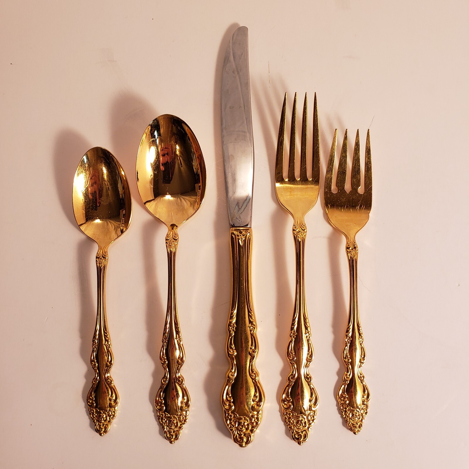 Oneida 1881 Rogers Gold Electroplate Flatware Your Choice Forks Knives Spoons