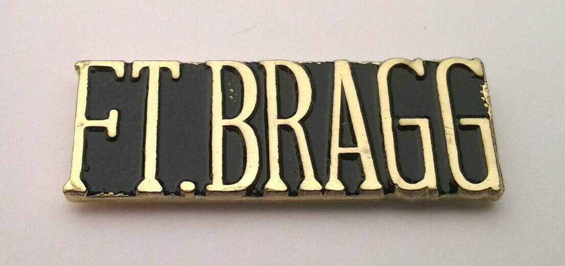 FT. BRAGG (1-1/8") US ARMY Military Hat Pin P15410 EE