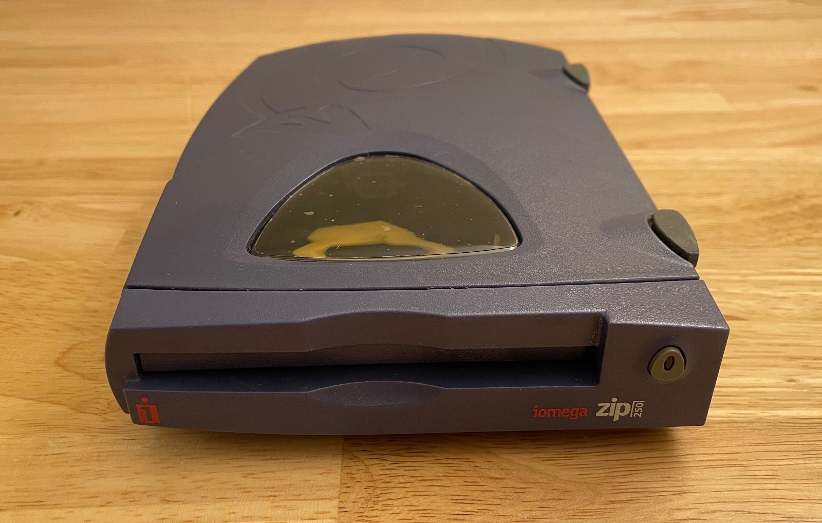 Iomega External Zip Drive Z250P w/ Data Cable, No Power Supply (Untested)
