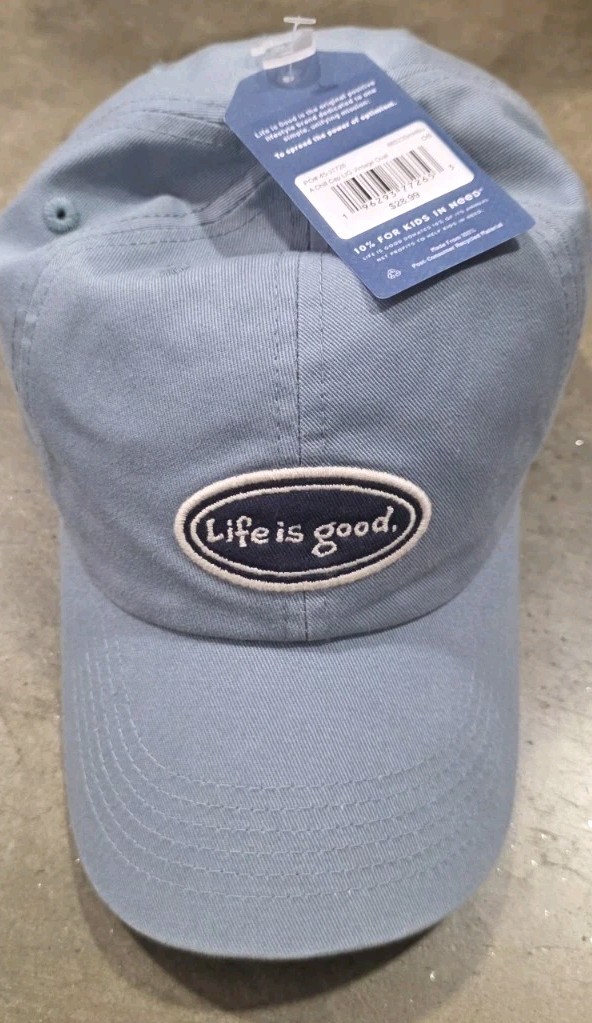Life is Good Chill Cap Vintage Oval Blue One Size