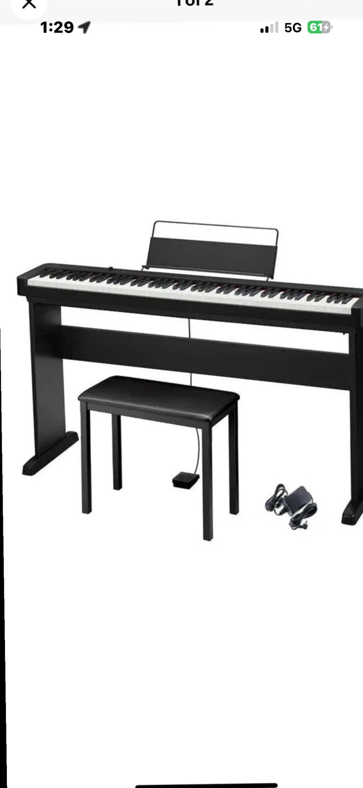 Casio CDP-S110 Compact Digital Piano Black