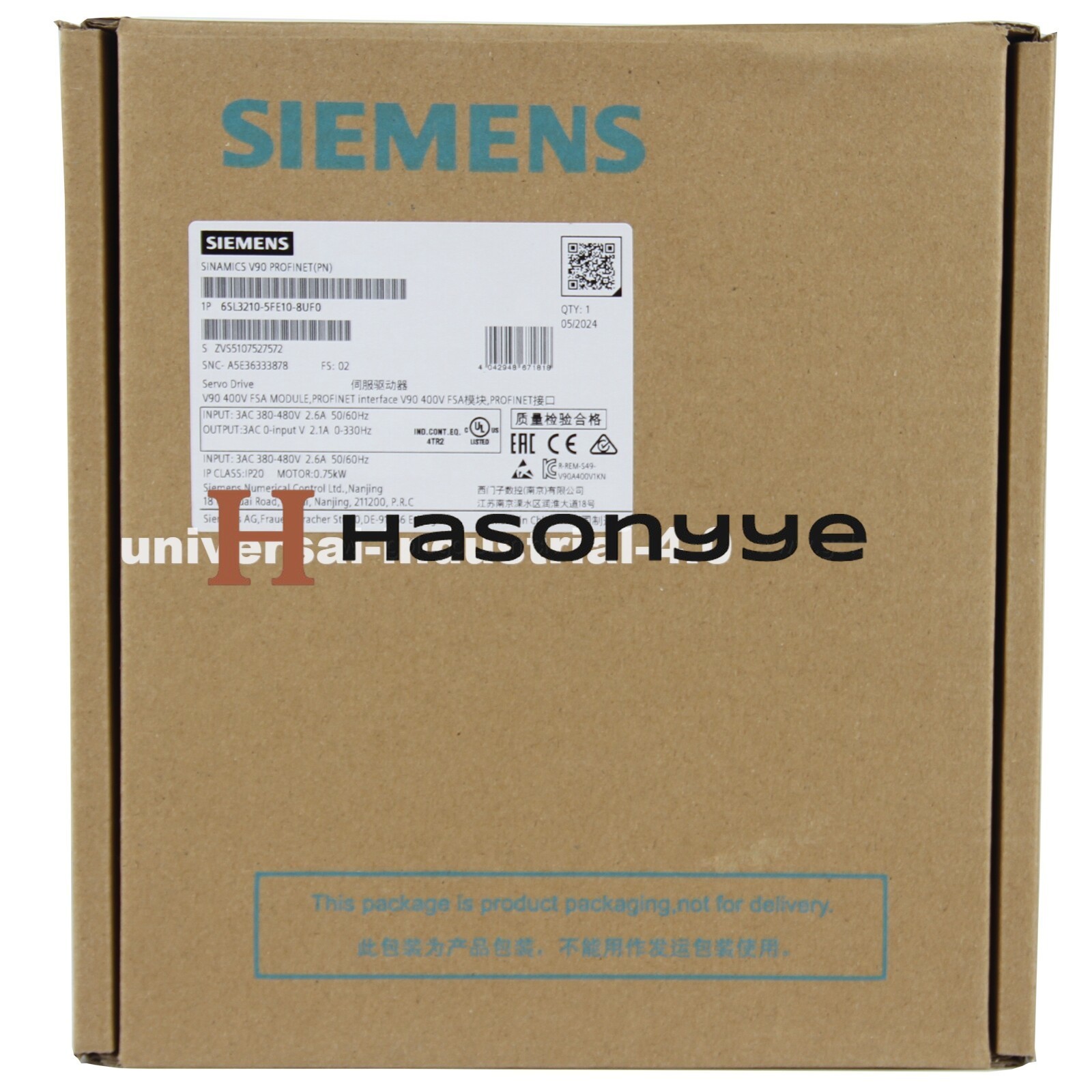NEW Siemens 6SL3210-5FE10-8UF0 6SL3210-5FE10-8UF0 us free tax