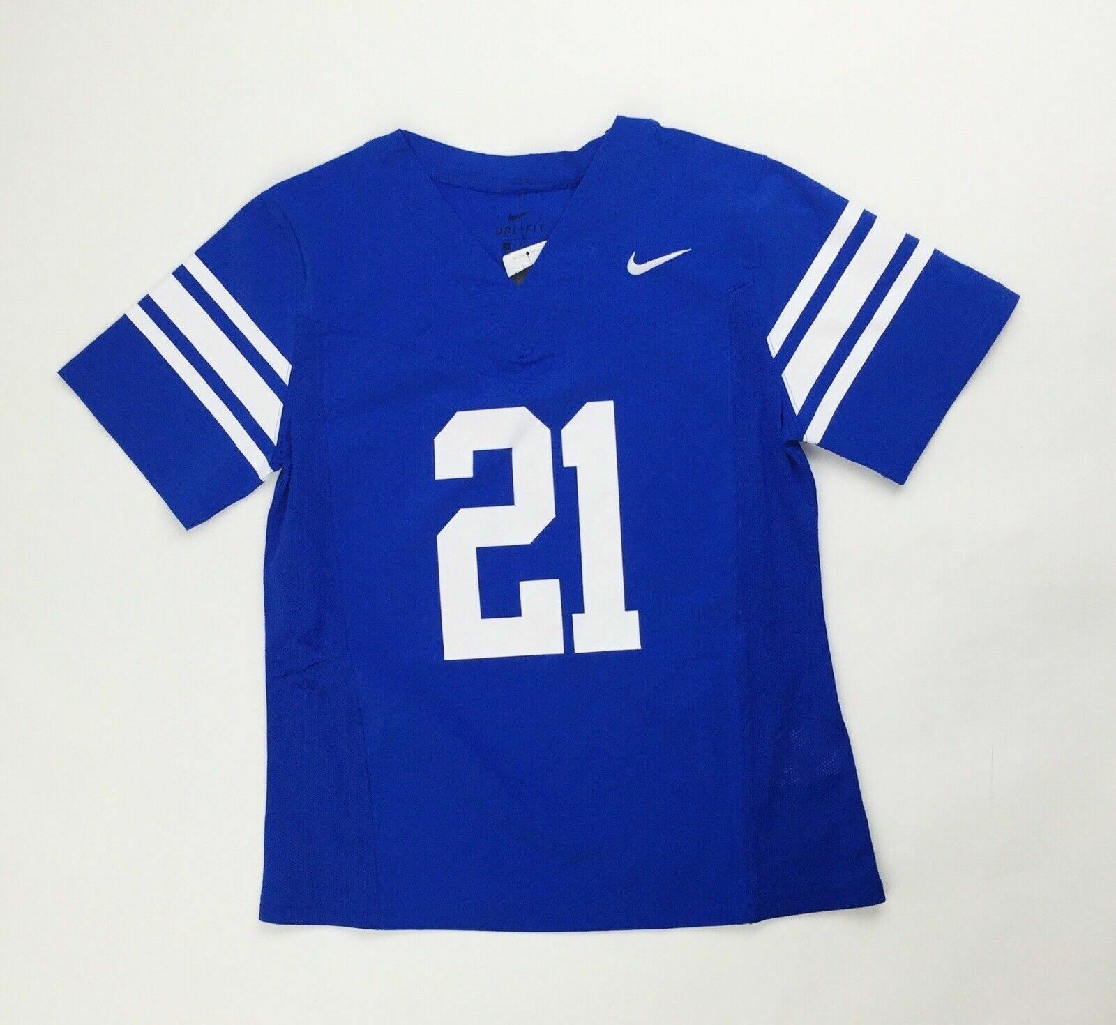 Nike Tigers Stock Vapor Football Jersey Women's M #21 Royal Blue White CU9975