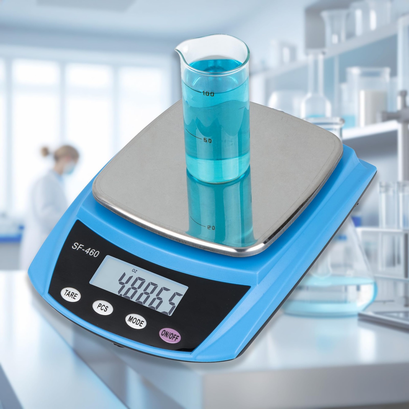 Science Digital Lab Scale Analytical Balance for Laboratory Mass Precision 0....