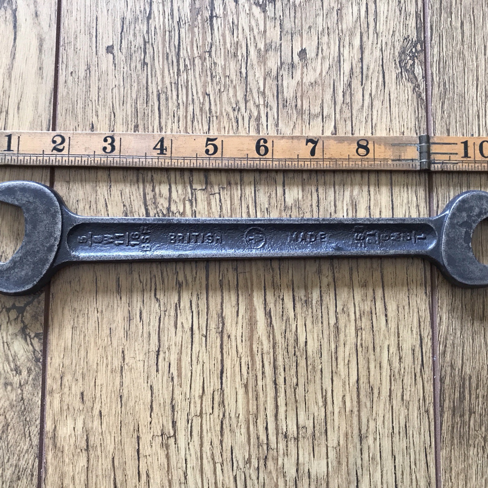 A Rare TW Superslim Stamped British Made Spanner 5/8” X 1/2” Whitworth.