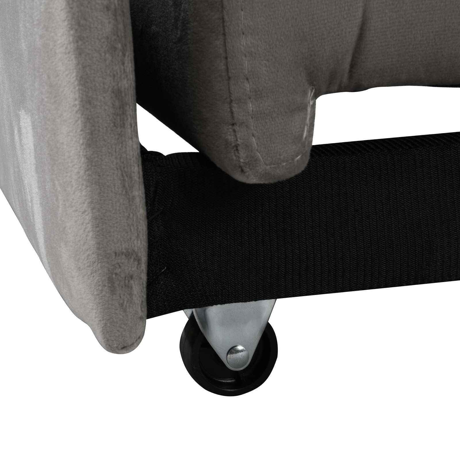 Folding Ottoman Sofa Bed Gray|Grey
