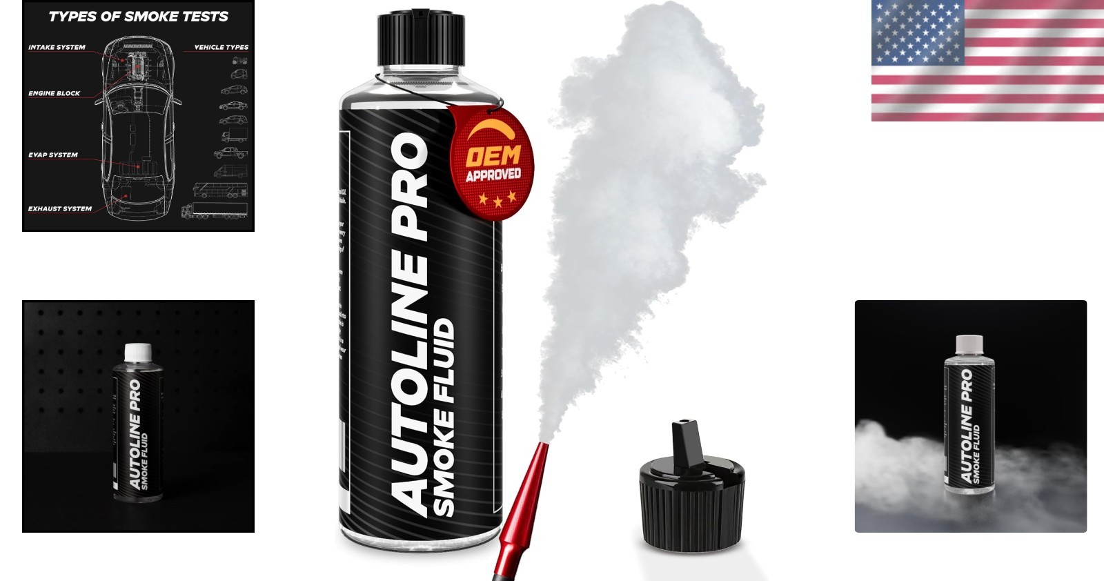 Best Ranked 8 Fl Oz Smoke Fluid for EVAP & Leak Testing - Non-Toxic Solution