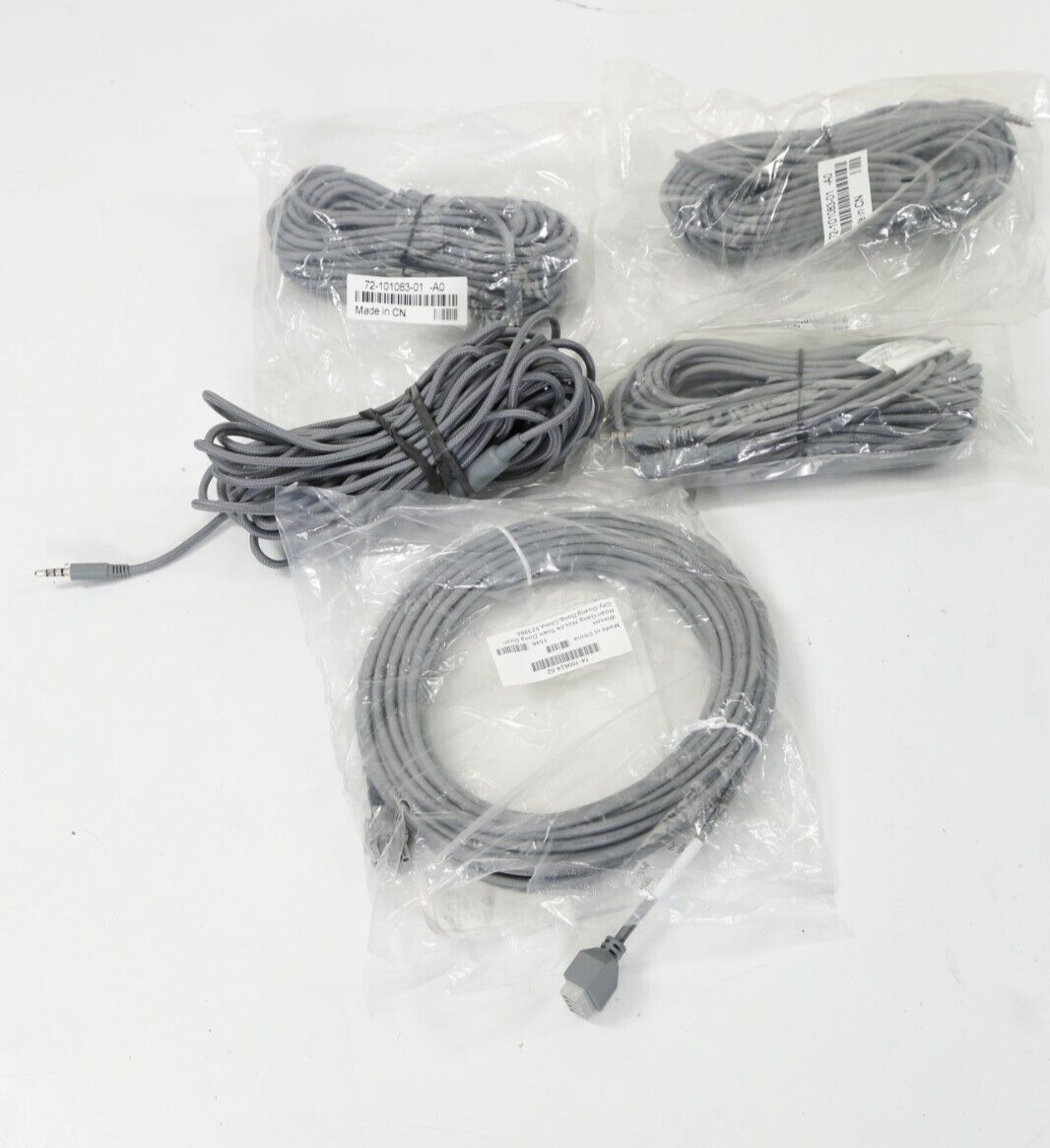 LOT OF 5 Cisco 72-101083-01  + 74-100624-02 CAB-MIC-EXT-E Mic Extension