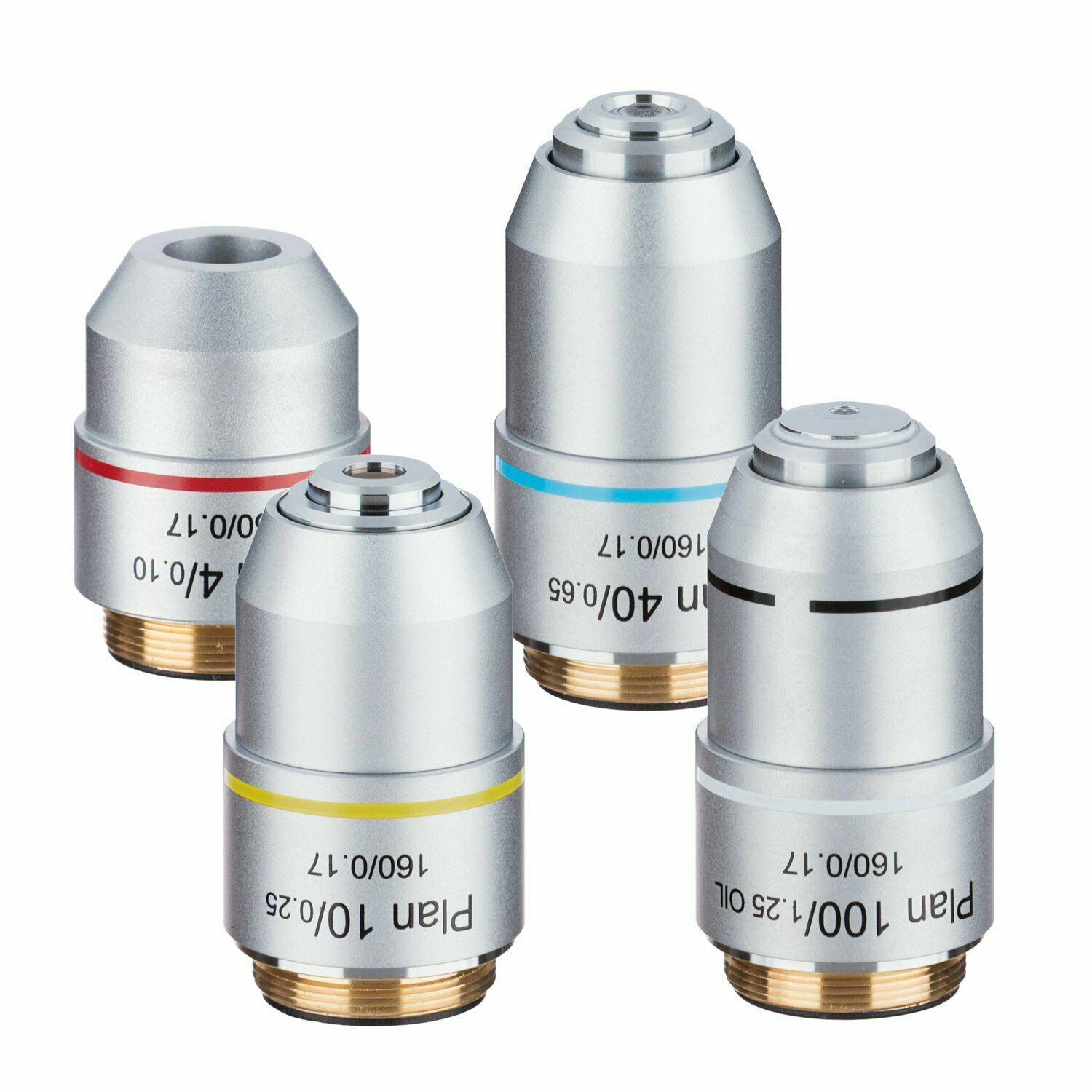 Universal RMS Thread PLAN Objective Lens 160/0.17 for Biological Microscope 1PC