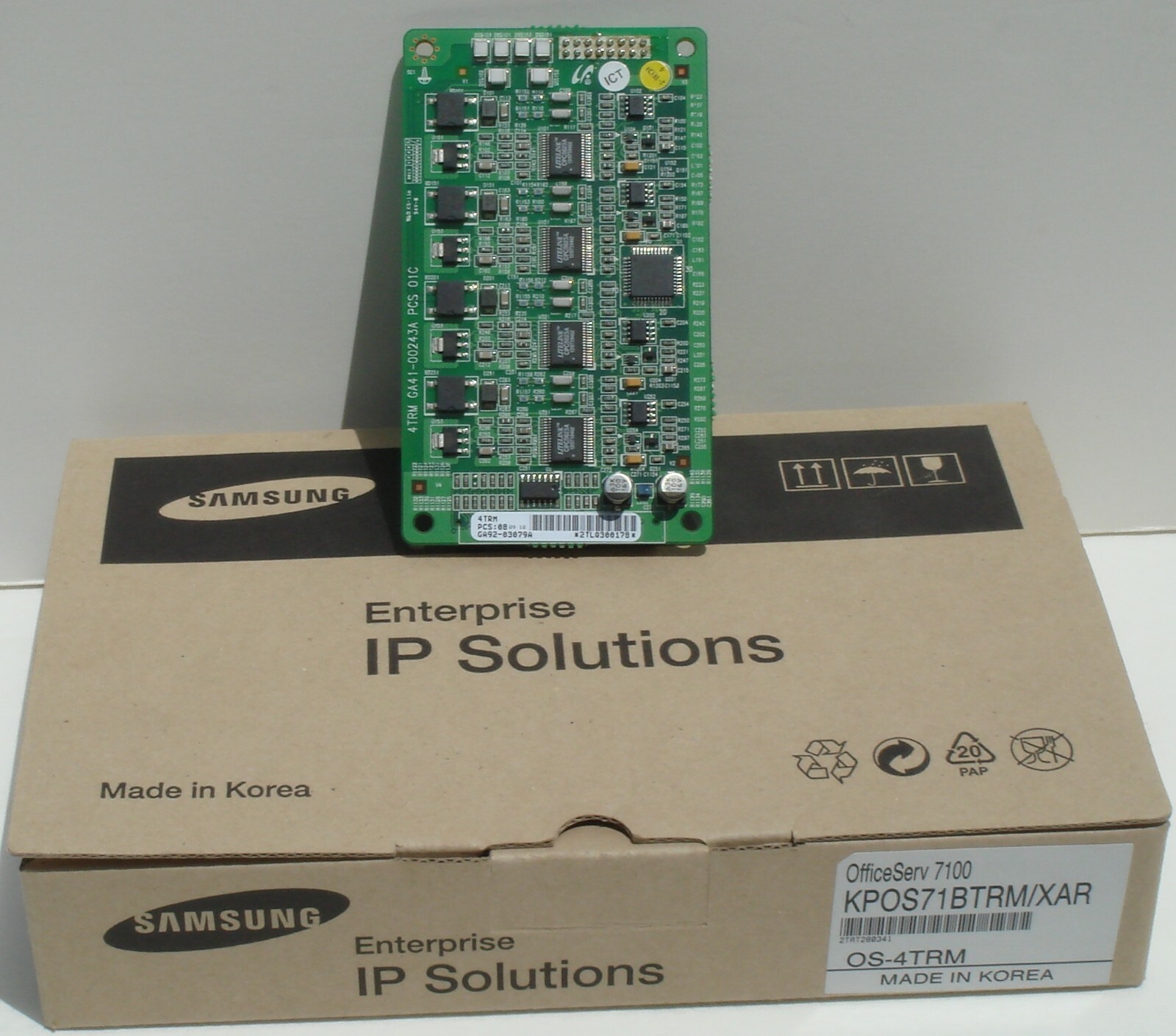 SAMSUNG OfficeServ 4TRM Loop Trunk Interface Module KPOS71BTRM/XAR GA92-03079A