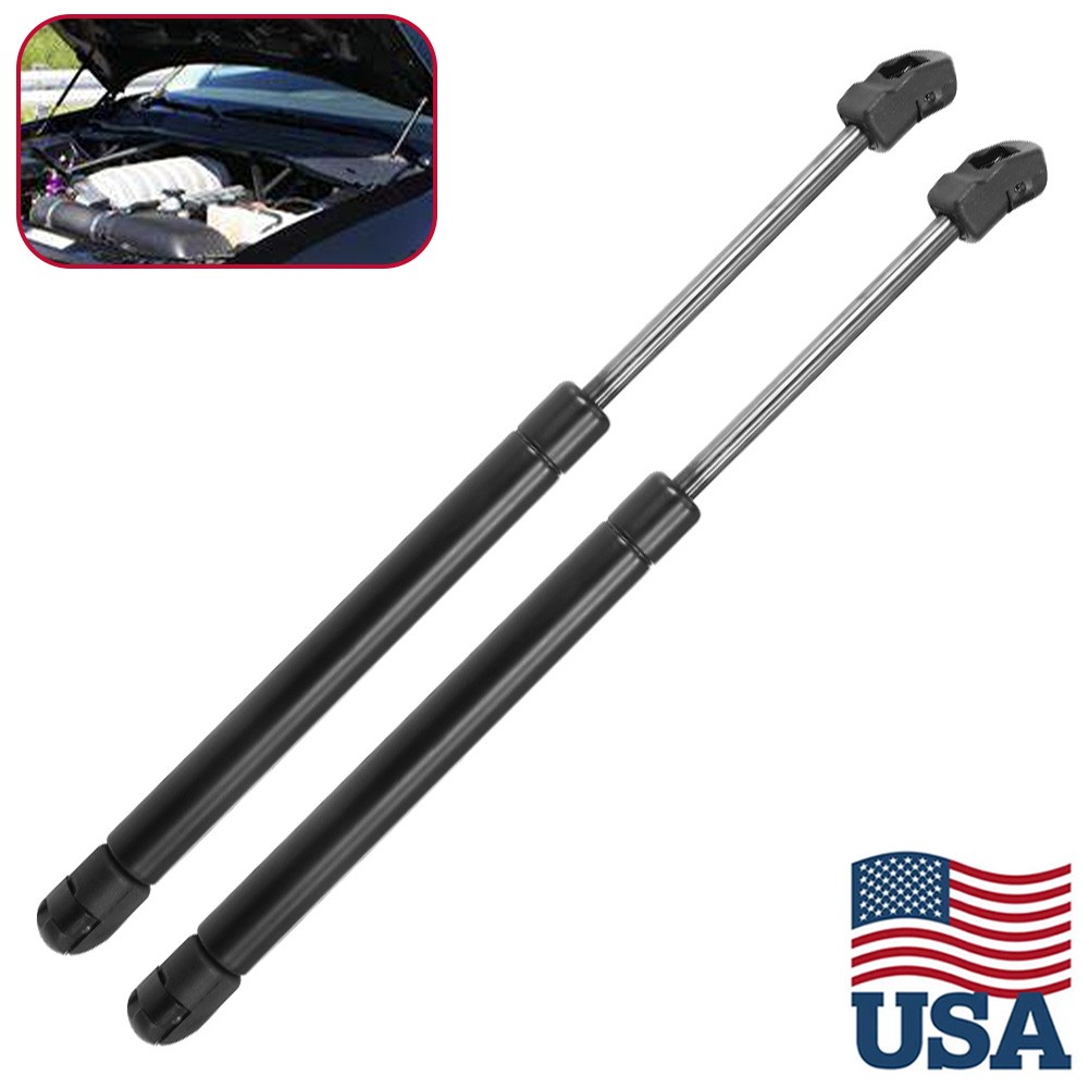 Car Front Hood Gas Struts Lift Support Shock Rod For Chrysler 300 2005-2010 2PC