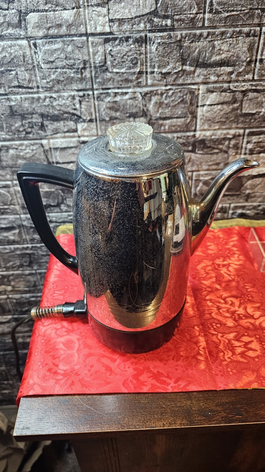 Vintage Universal Coffeematic 4410 Percolator Complete Mid Century Modern Works
