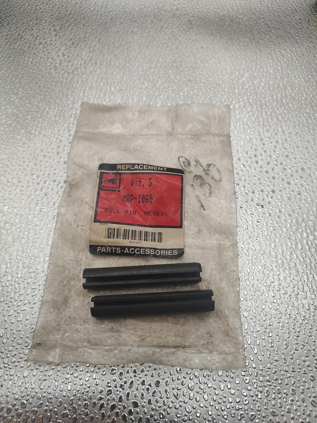 Lot Of 2 #508-1060 Roll Pin 25/64" (10 MM) Width x 2-23/64" (60 MM) Pair NOS