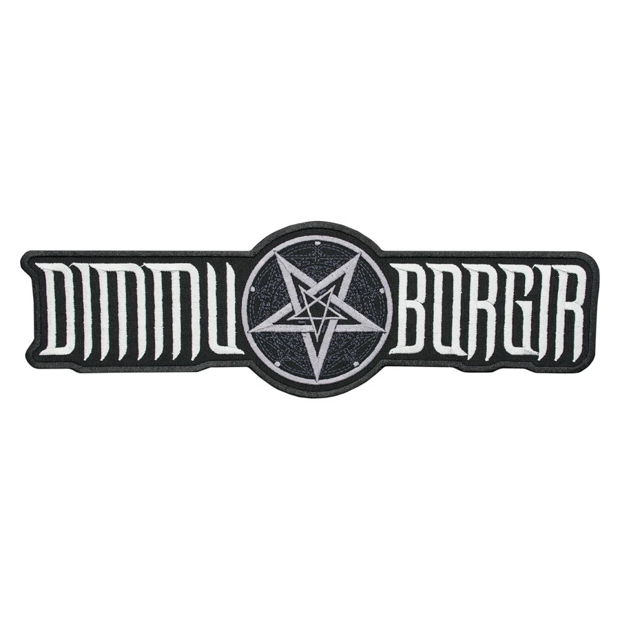 Dimmu Borgir Back Patch Embroidered Sew On Large Band Logo Biker Vest Jacket