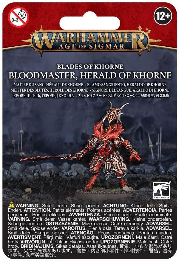 Blades of Khorne: Bloodmaster, Herald of Khorne - Age of Sigmar - Brand New