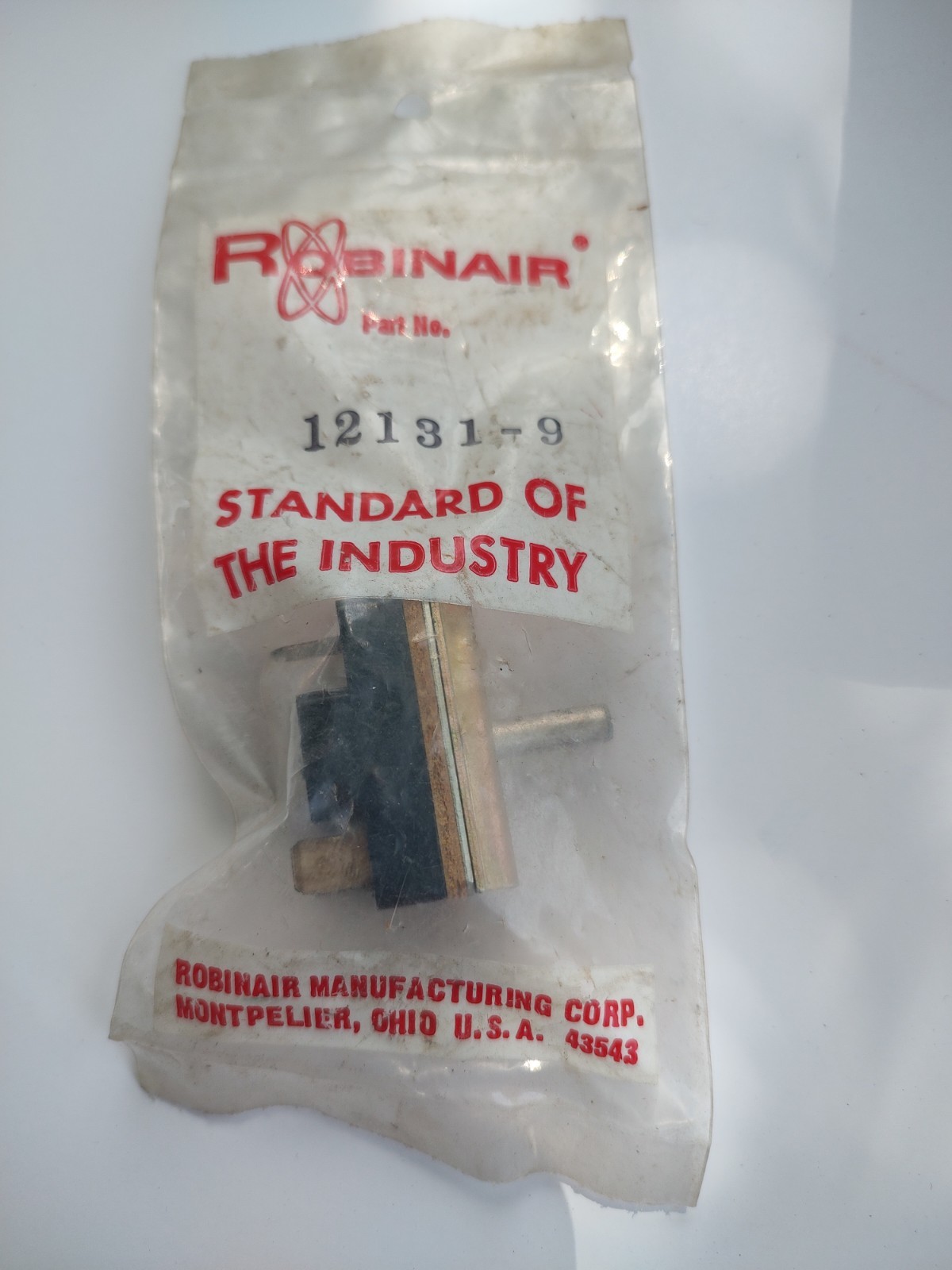 Vintage Sealed In Bag NOS Robinair switch #12131-9 Essex 20amp 250V AC