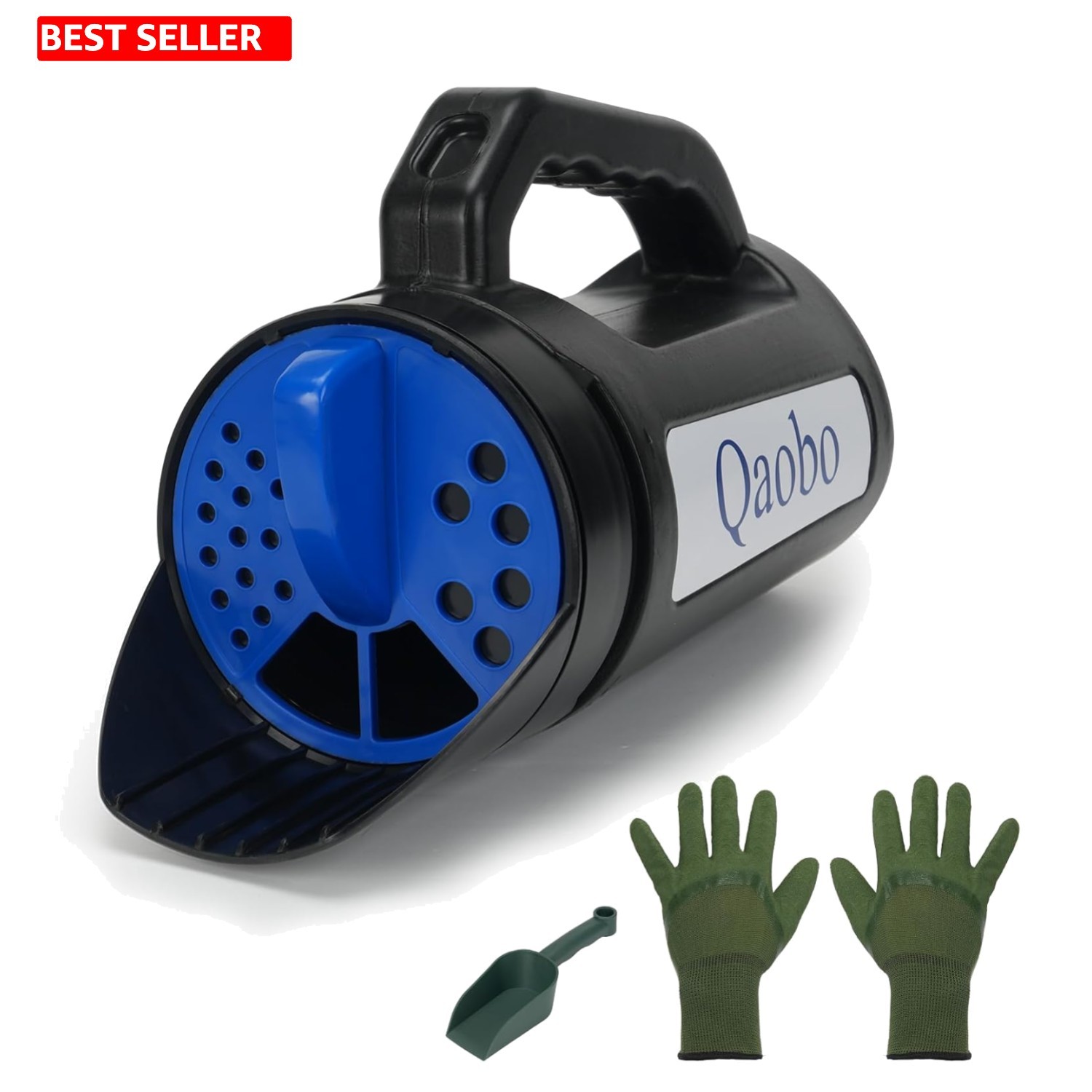 3-Adjustable-Setting Handheld Spreader, Multi-Use Lawn Spreaders