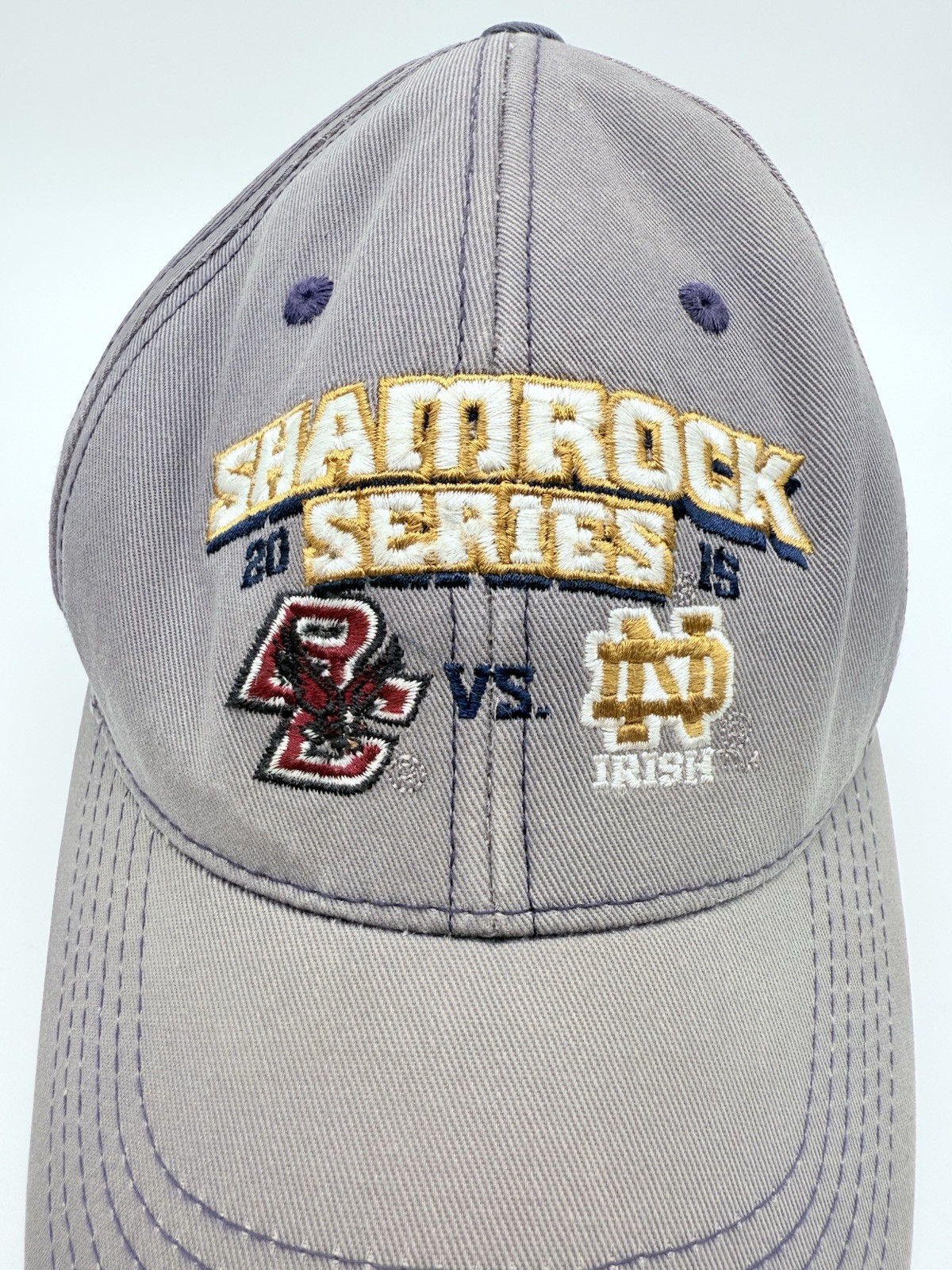 Shamrock Series BC vs ND 2015 Gray Hat Cap