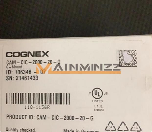 1PC New Cognex Industrial Camera CAM-CIC-2000-20-G