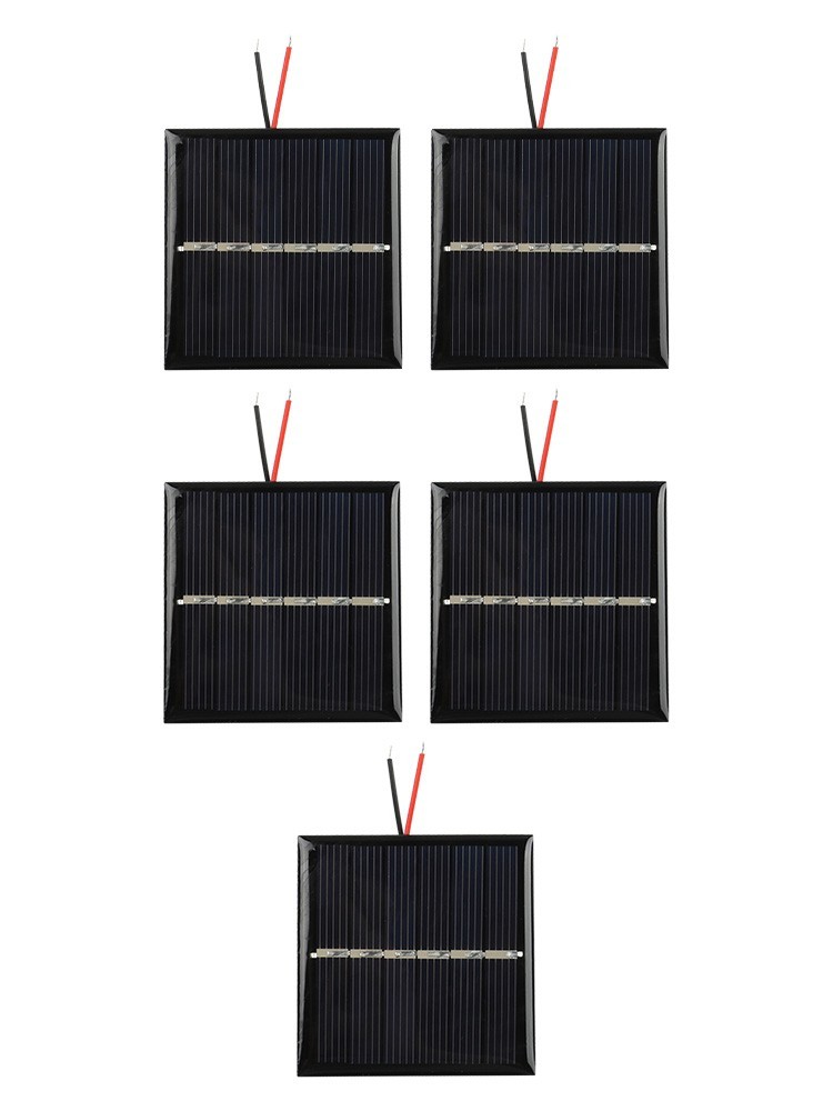 Multi Purpose 5PCS Solar Panels 0 45W for Camping and Hiking Adventures
