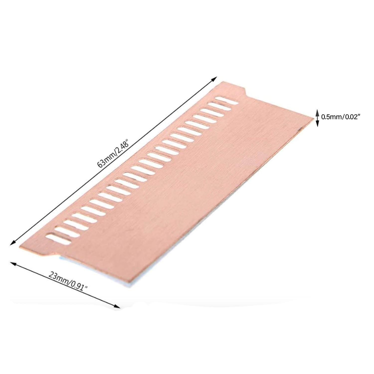 Easycargo Laptop Memory Heatsink Kit, Copper Heat Sink + Pre-Applied Thermal...