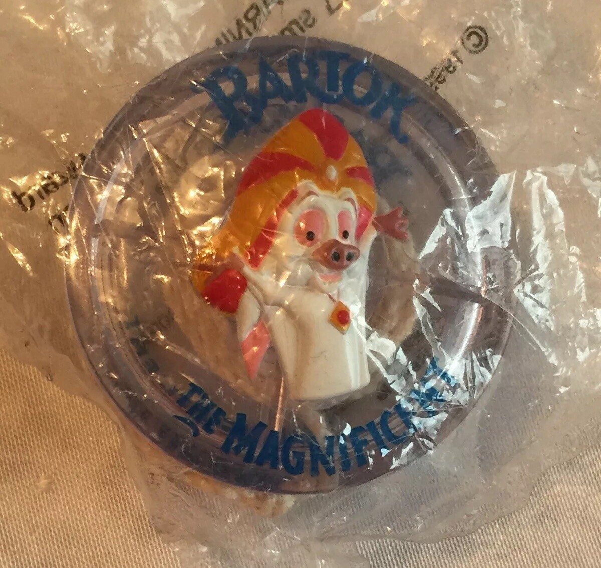 Vintage 1999 Bartok the Magnificent Yo-Yo MOVIE TOY YOYO Sealed In Plastic NOS