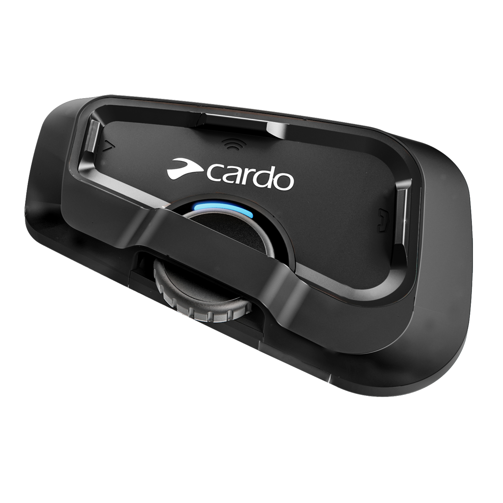 Cardo Freecom 4x Motorcycle Intercom - Waterproof/Bluetooth/JBL - (Single Kit)