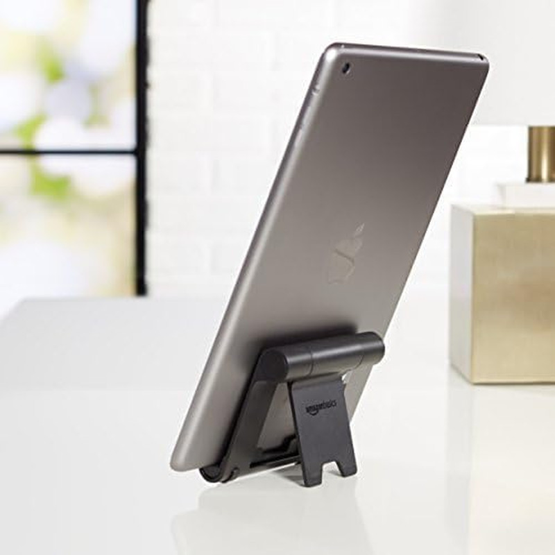Multi-Angle Portable Stand for Ipad Tablet, E-Reader and Phone - Black