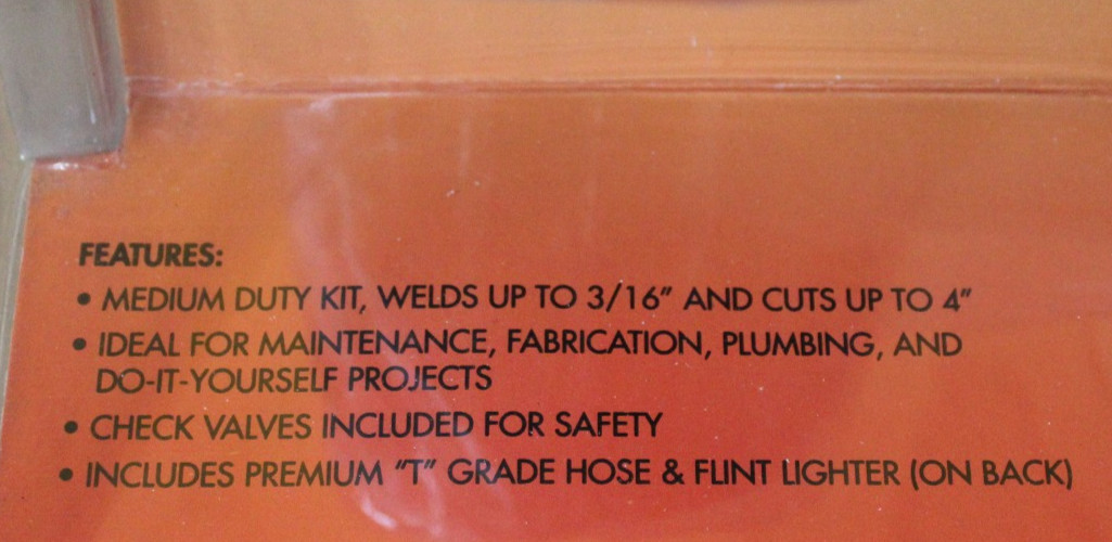 FORNEY 1680 JET FLAME OXY-ACETYLENE TORCH KIT