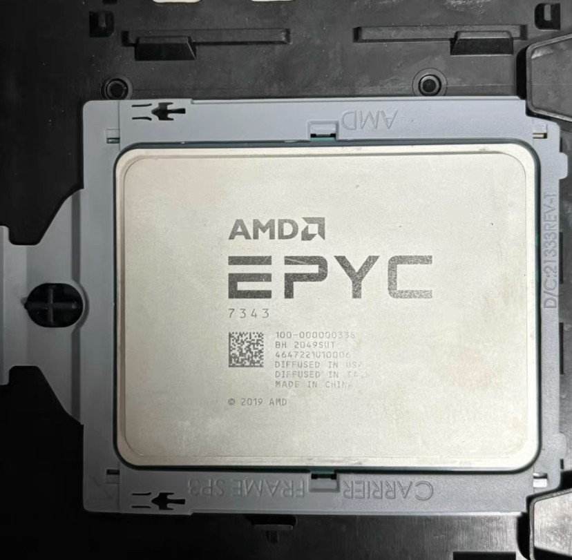 AMD EPYC 7343 EPYC Processor 16 Core 32 Threads 3.2-3.9GHz SP3 CPU Unlocked