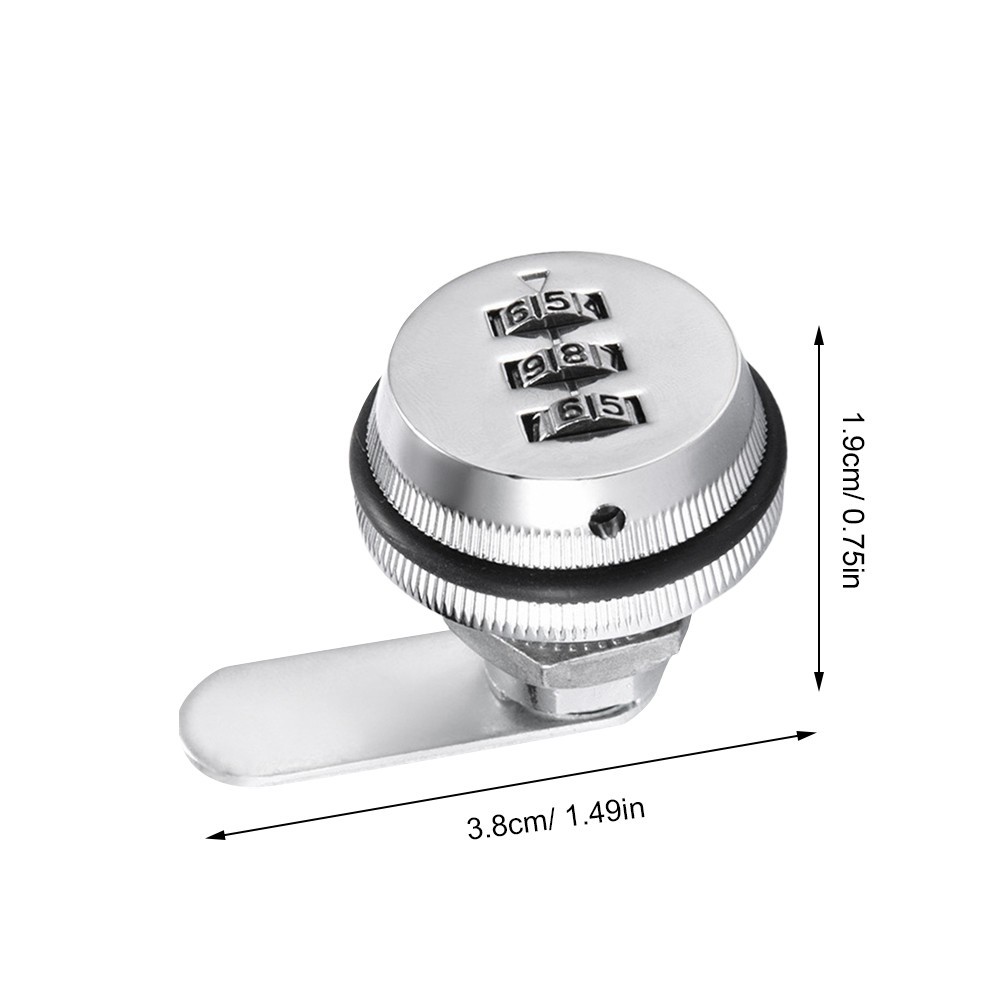 Code Combination Cabinet Lock Keyless Cam Lock for Home Use