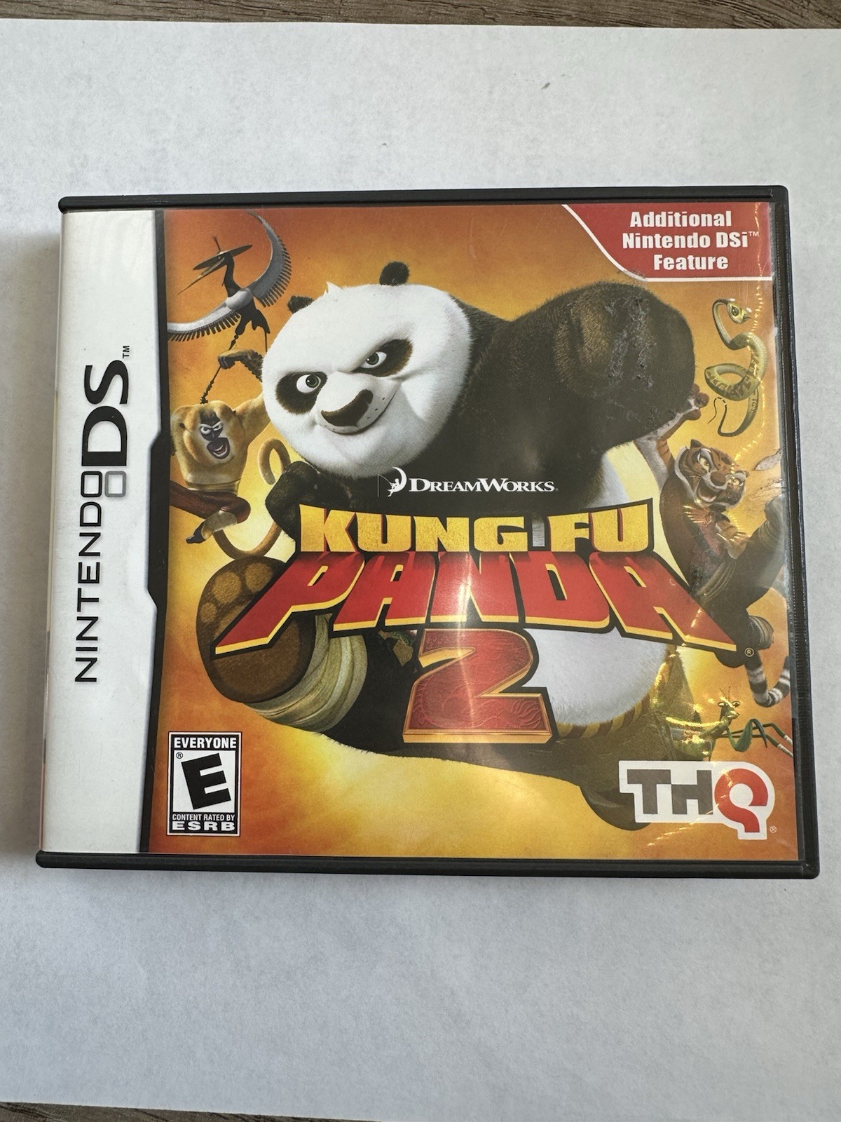 KUNG FU PANDA 2 Nintendo DS manual And Case Only No Game