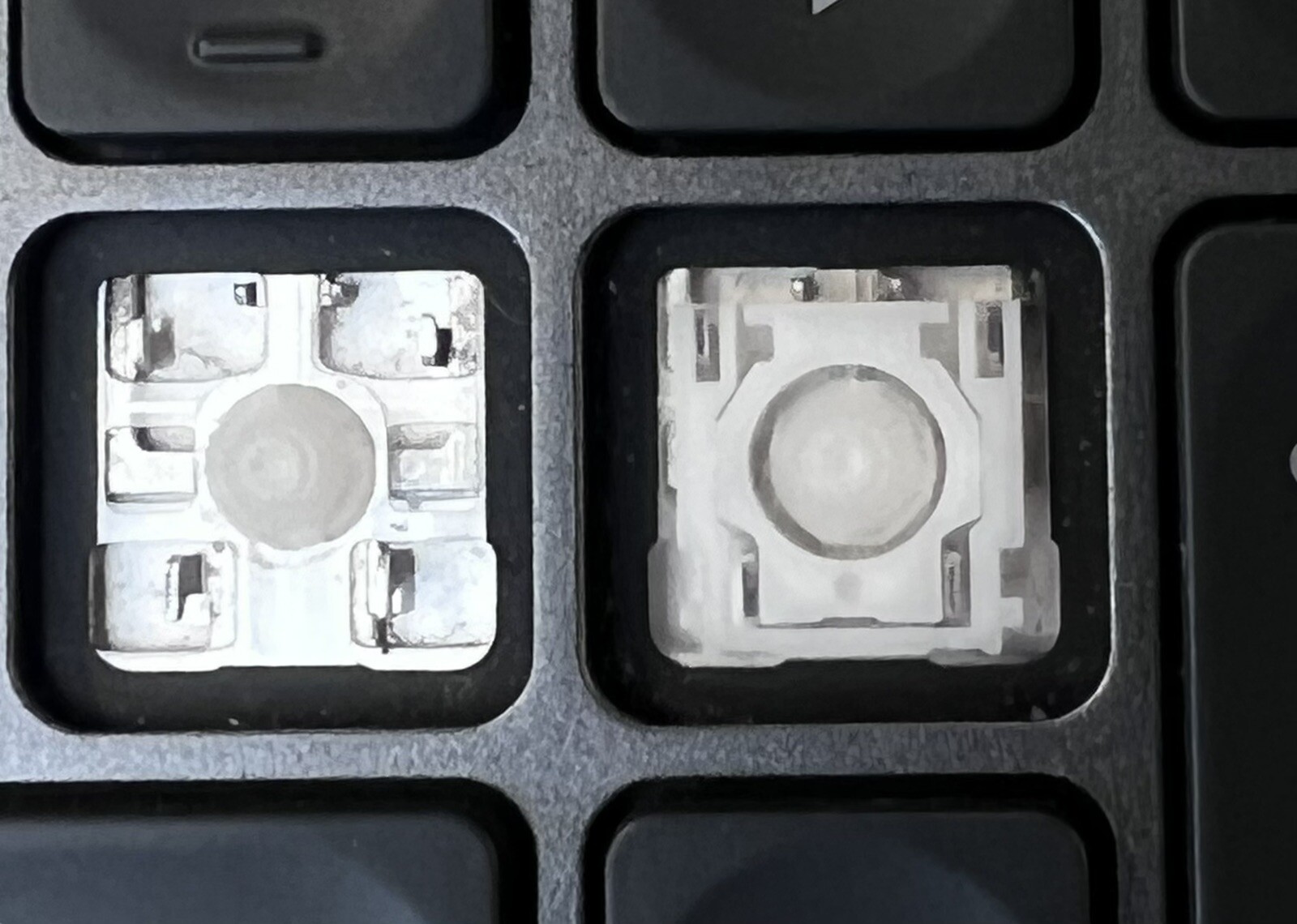 Logitech MX WIRELESS GRAY INDIVIDUAL REPLACEMENT KEYBOARD KEYCAPS KEYS (YR0073)