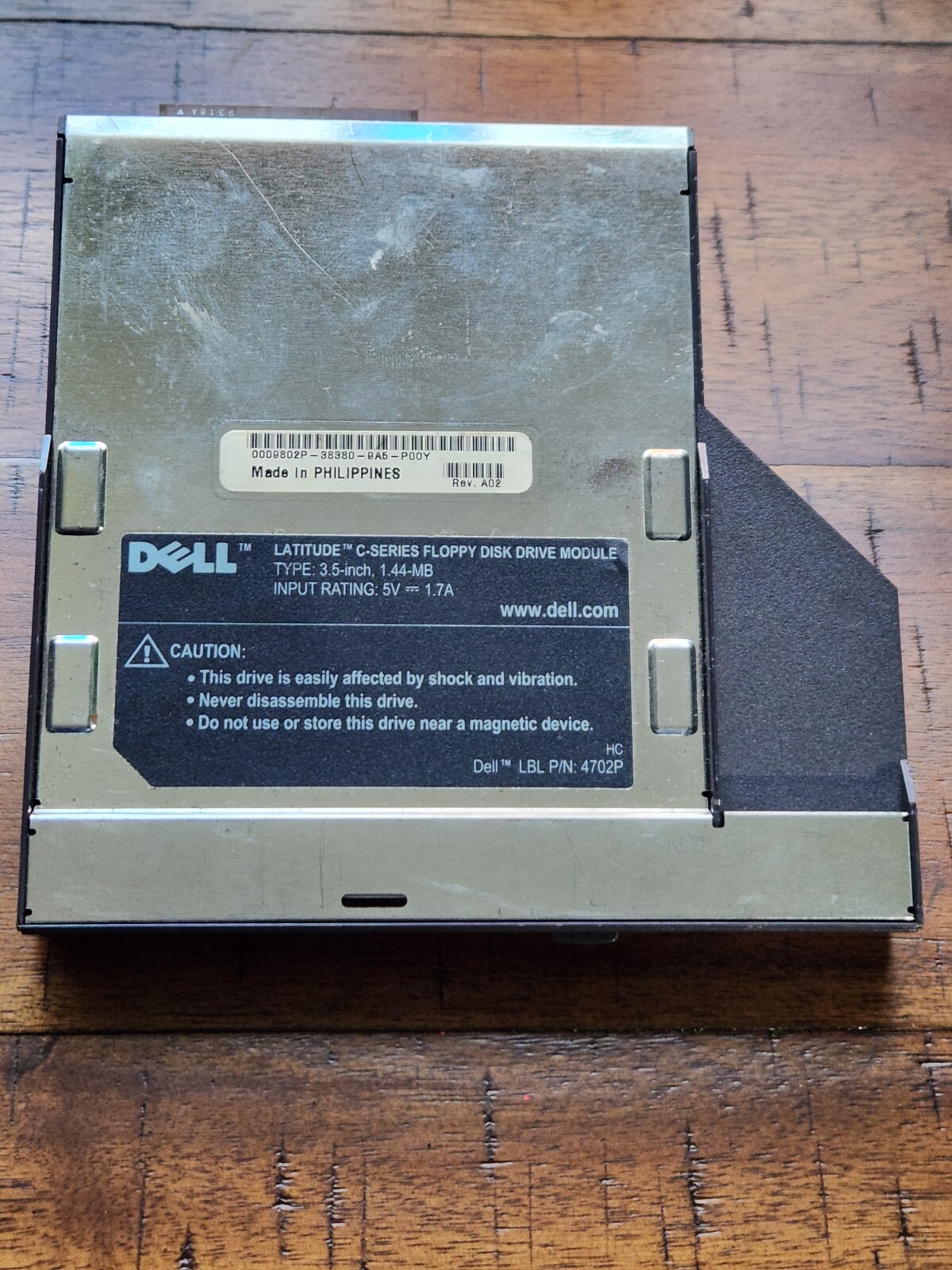 Dell Latitude C-Series - Floppy Disk Drive - 3.5 inch. - 1.44MB - Part # 4702P