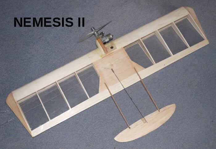 Model Airplane Plans (UC): NEMESIS II 39" Combat for .36 Engine by Howard Rush