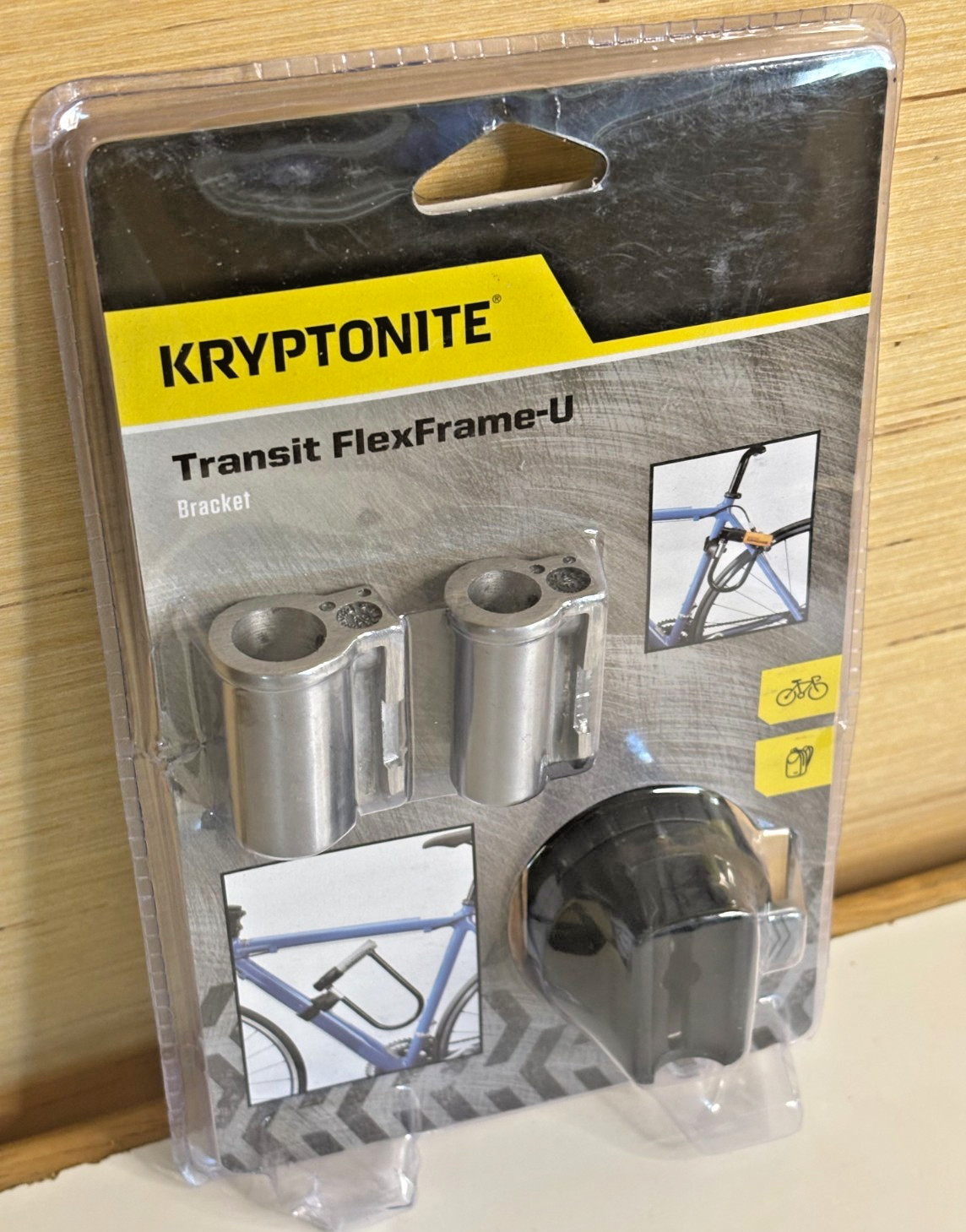 Kryptonite Transit FlexFrame-U Lock Bracket Bicycle Lock Frame Mount