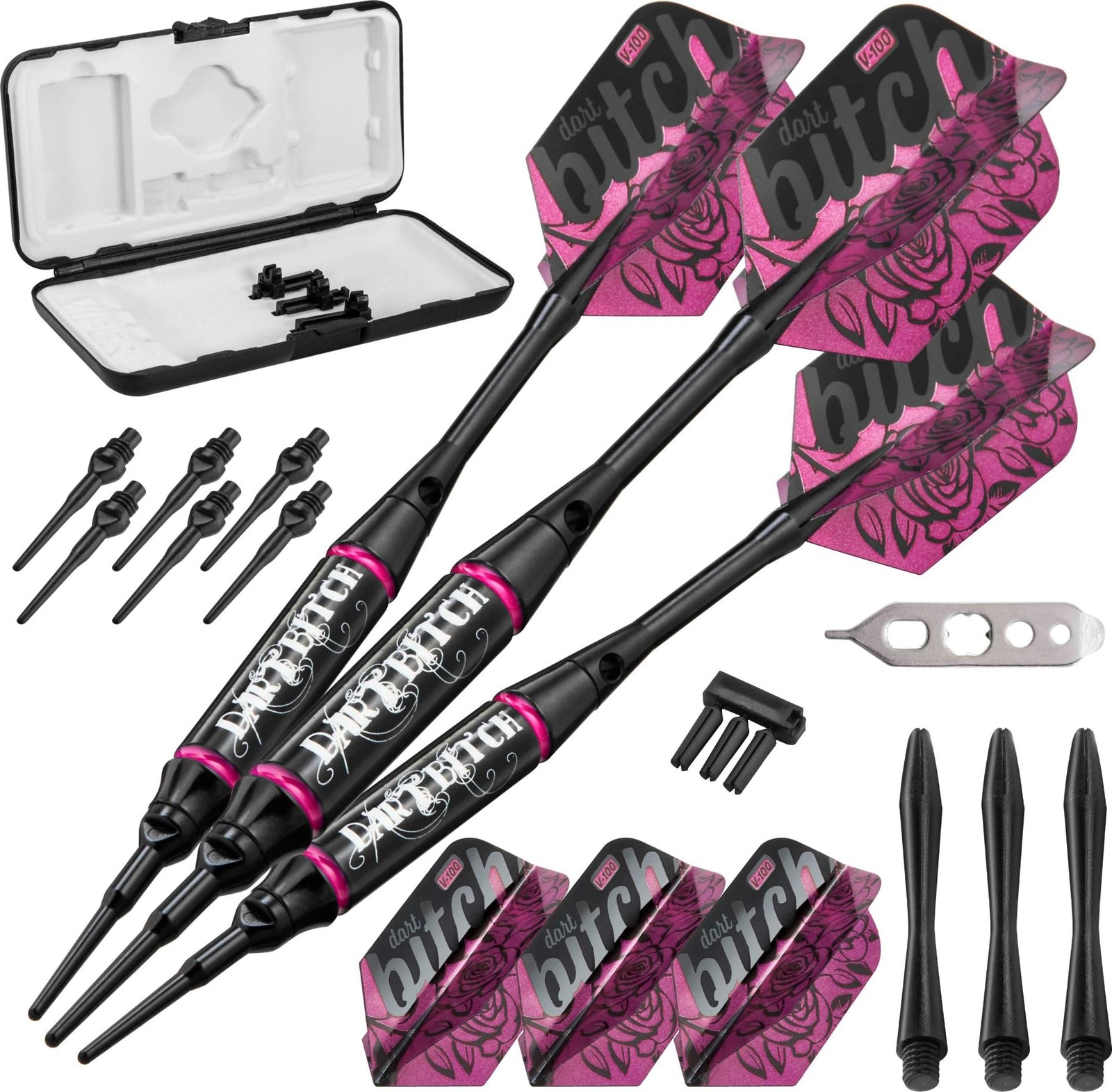 Viper By Gld Products Vanity Soft Tip Darts Storage/Travel Case Dart Bitch 16