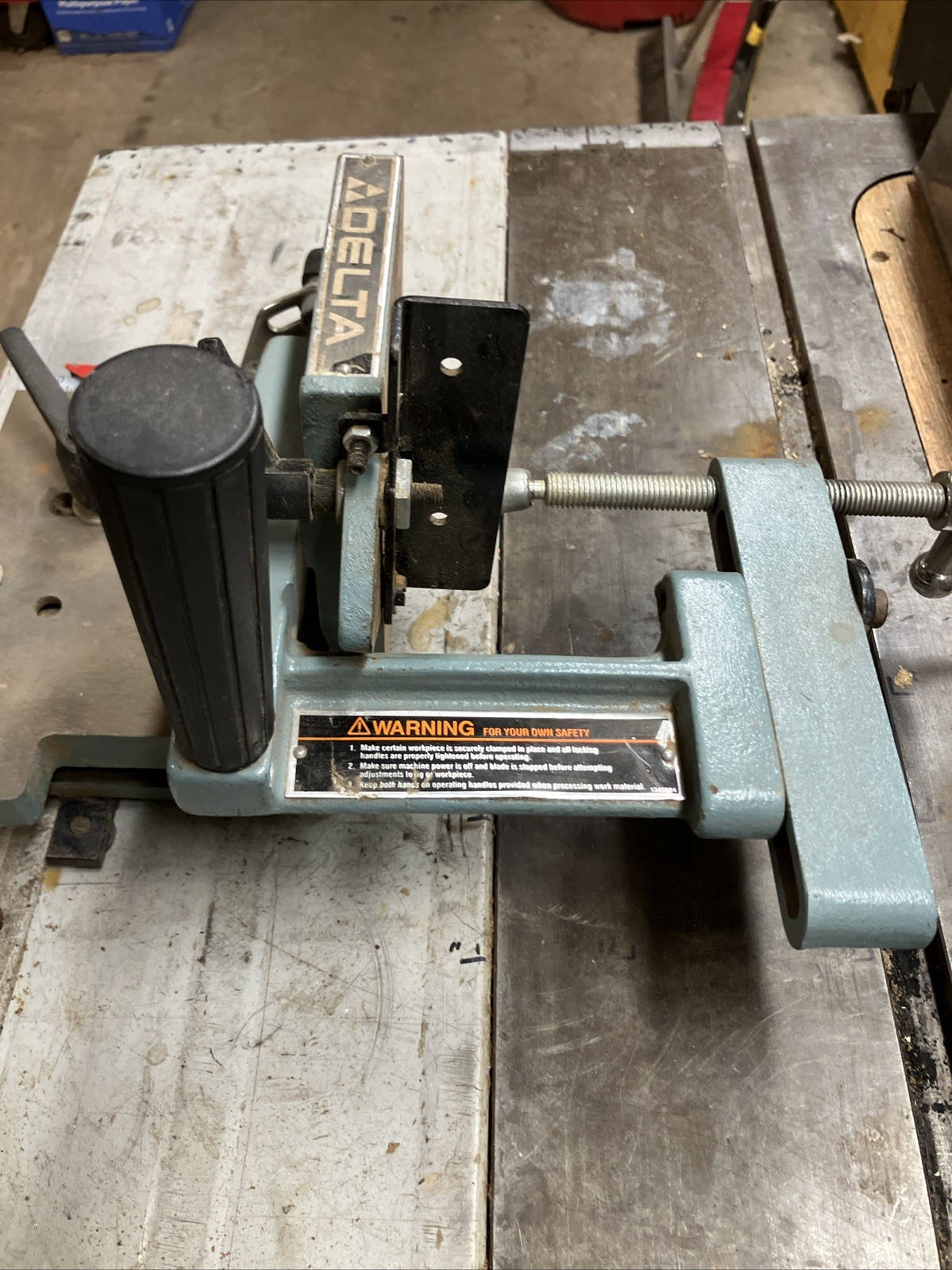 Delta tablesaw mortise and tenon jig