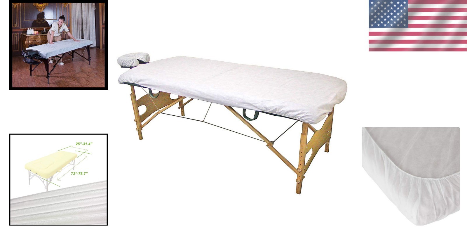 Disposable Massage Table Sheet Case - Pack of 100
