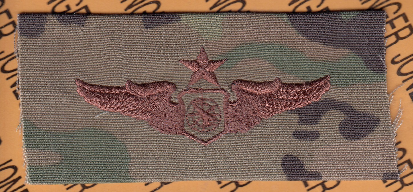 US Air Force Senior Air Battle Manager qualification Badge OCP patch ~4" patch
