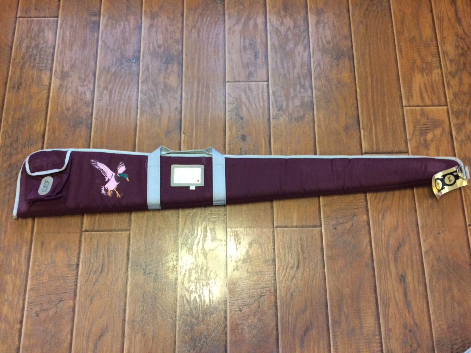 Bob Allen Shotgun Storage Case,Padded,Maroon,Duck Hunting Logo,50/52",New W/ Tag