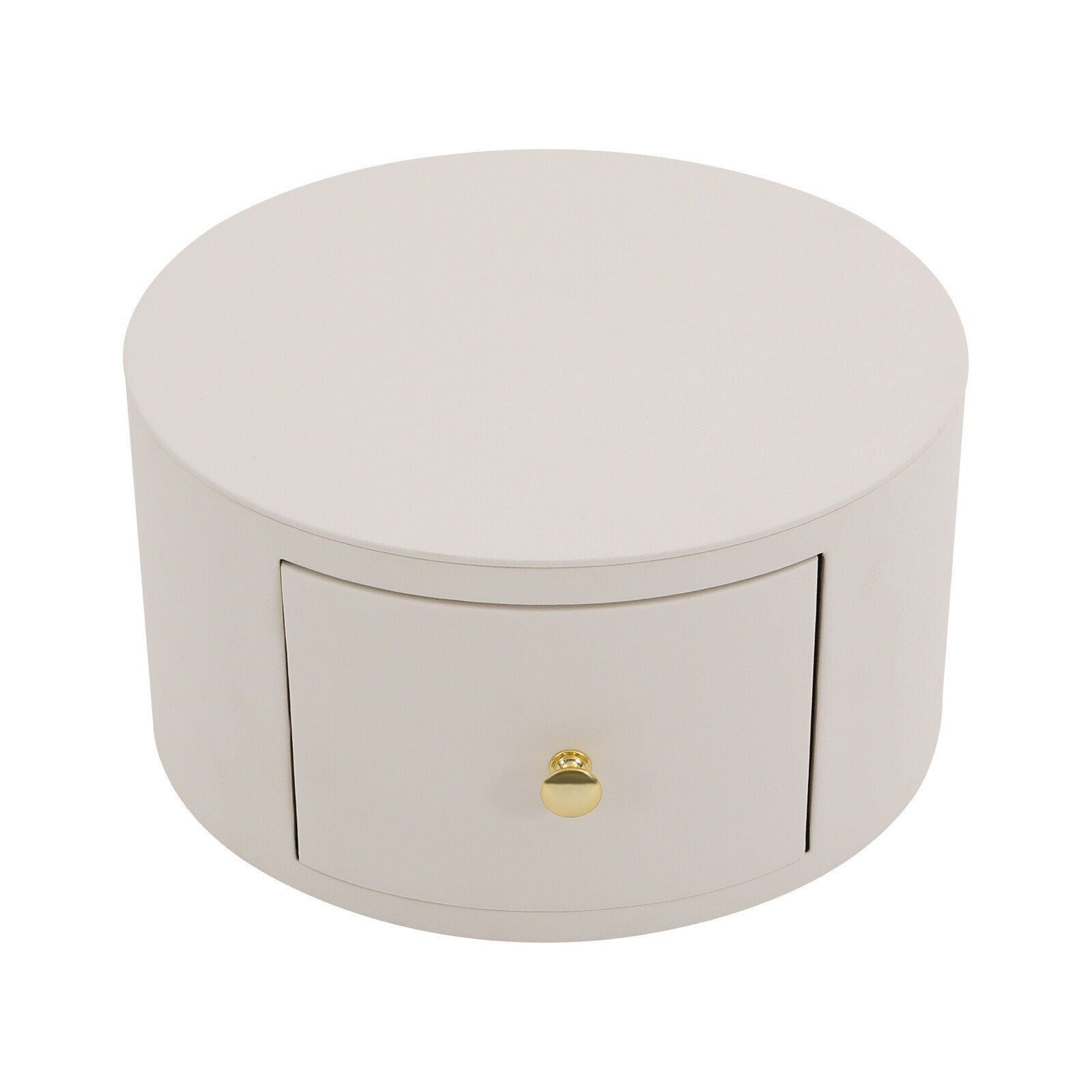 LED Nightstand Bedside Table with Drawers USB & Charging Station End Side Table