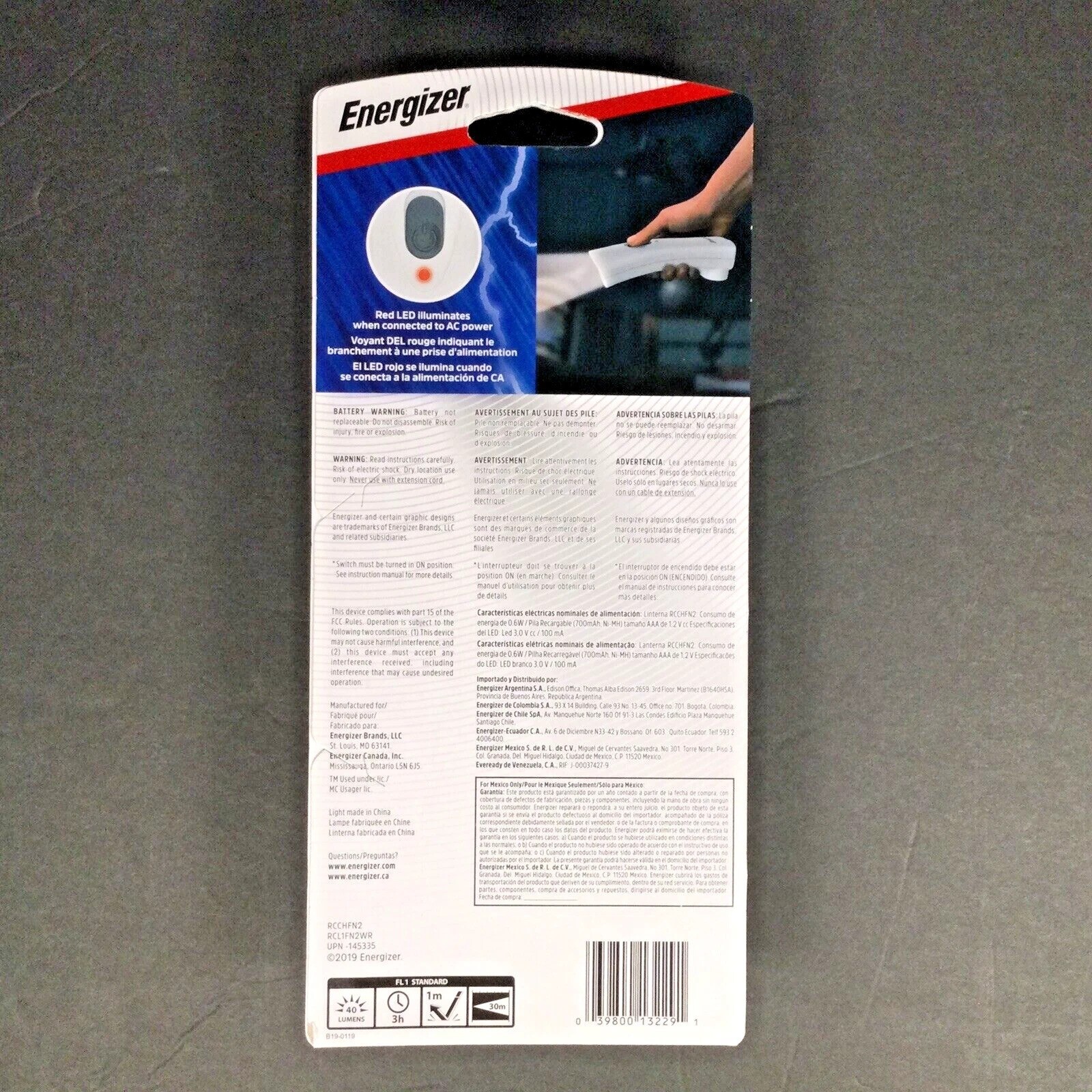 Energizer Weatheready Rechargeable LED Flashlight, Emergency Flashlight for Hurr