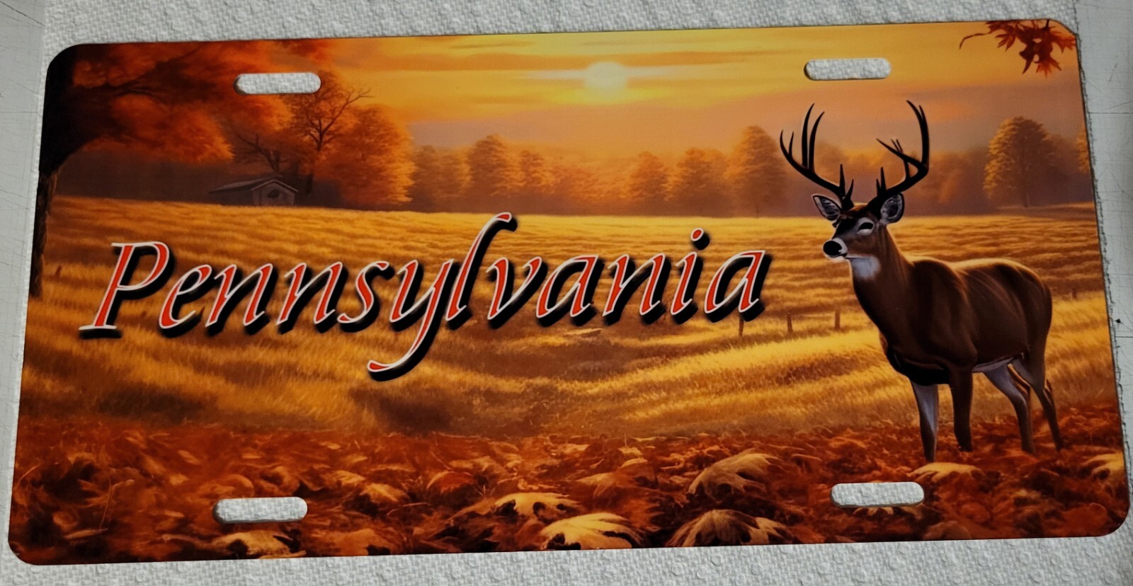 Pennsylvania Whitetail Deer License Plate