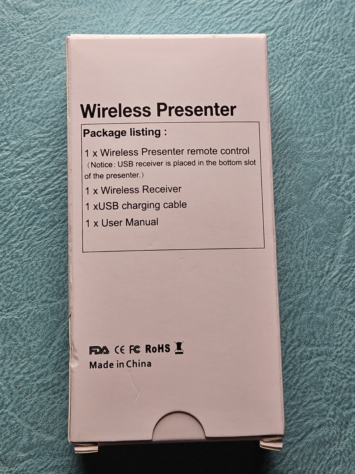 Presentation Clicker Wireless Presenter Remote With USB Charger