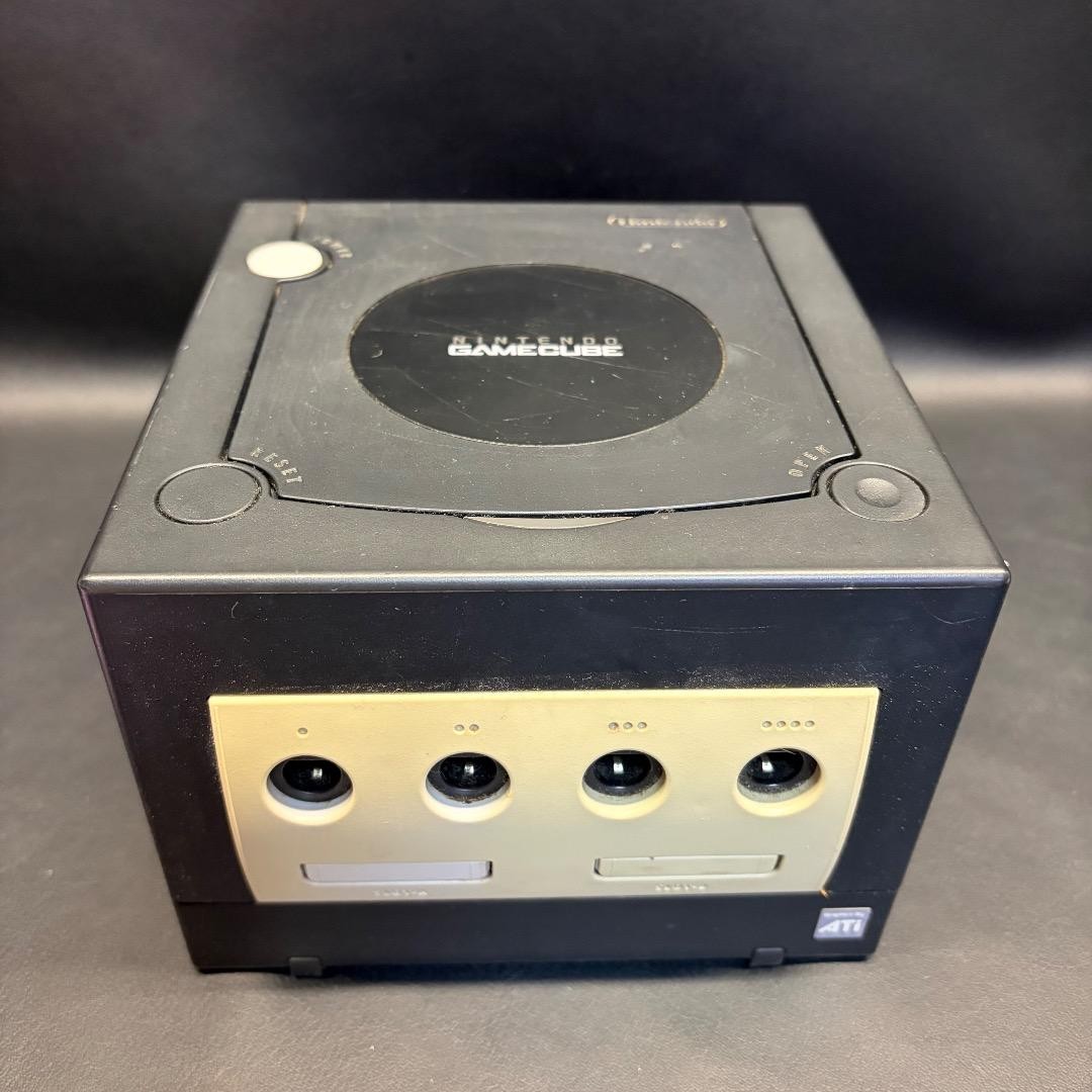 Nintendo GameCube DOL-001 Black NTSC-U Serviced Tested A0424