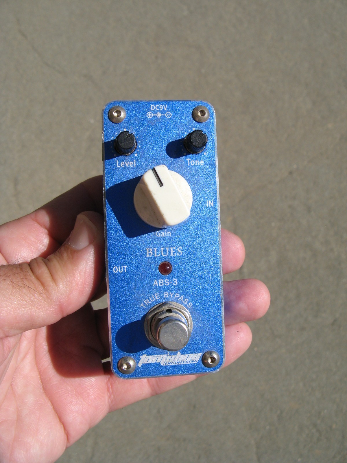 Tom'sline Blues ABS-3 Guitar pedal no power supply