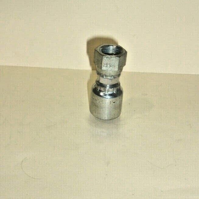 Alfagomma  C12A26511-0406 JIC Female Swivel 37 Deg Seat Fitting, 0.25", 6.40 mm