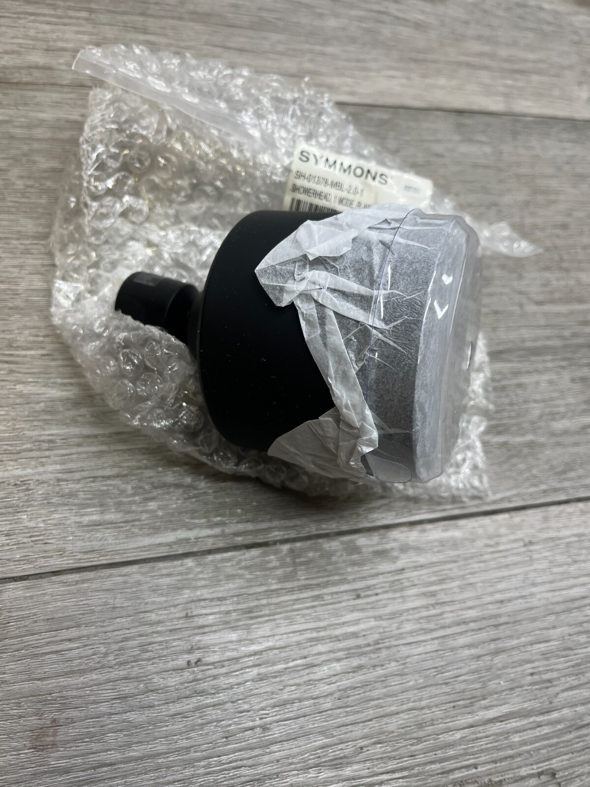 Symmons Showerhead 1 Mode 1.5 GPM SH-01378-2.0-1 - Head Only Matte Black