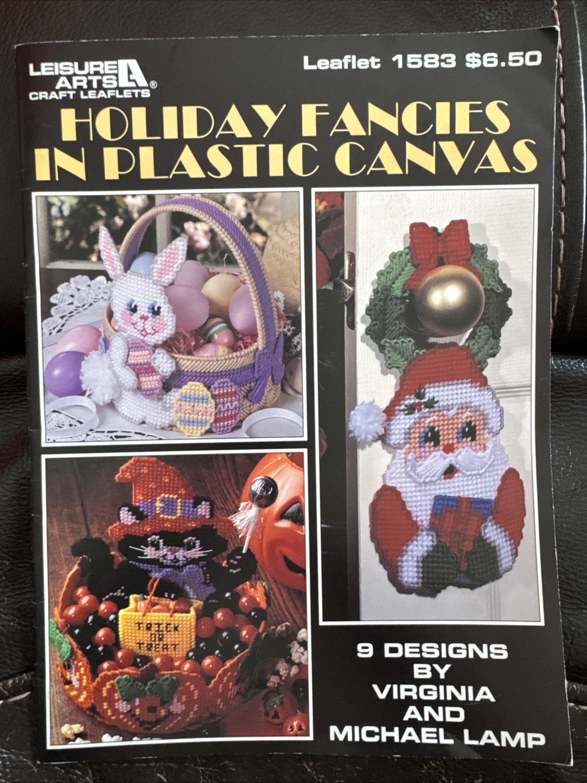 LEISURE ARTS HOLIDAY FANCIES IN PLASTIC CANVAS 9 DESIGNS VTG 1995